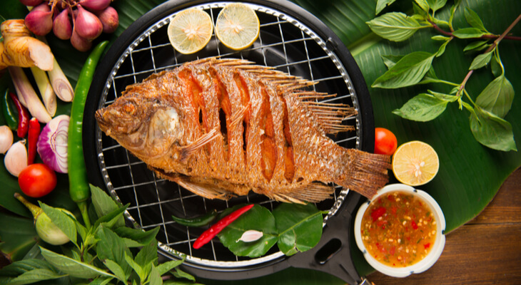 דג אמנון מטוגן