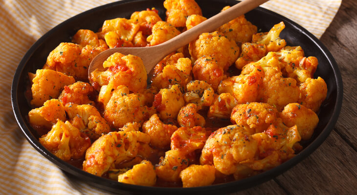 כרובית ברוטב חריף מתוק