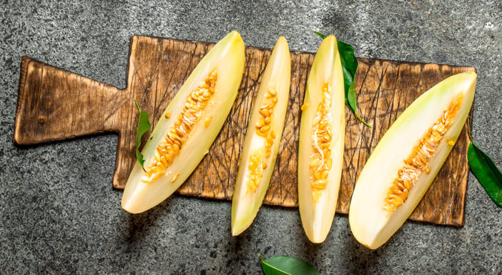 קרפצ'יו מלון לקינוח