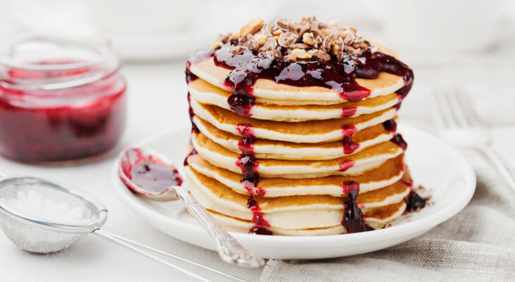 פנקייקים במילוי קונפיטורה