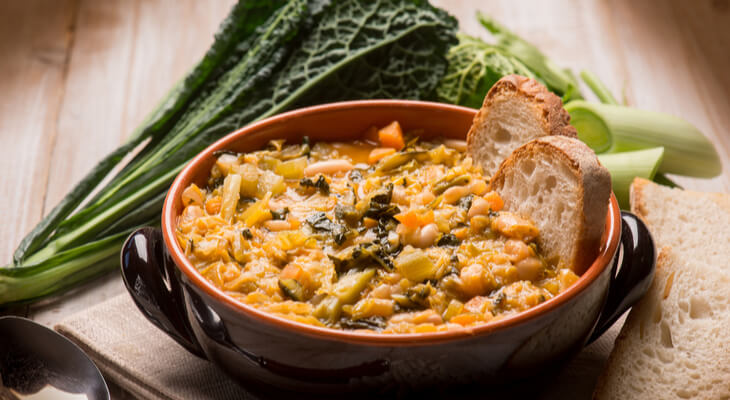 קדירת ירקות ושעועית