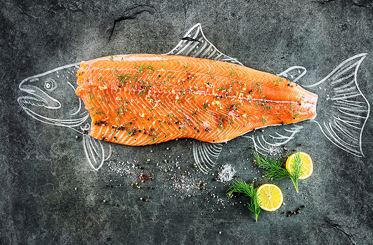 איך מנקים סלמון מעצמות?