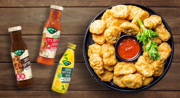 נאגטס עוף ברוטב מתוק