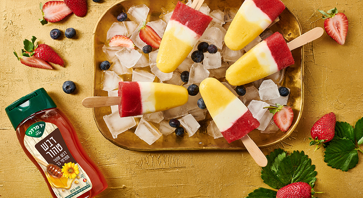 ארטיק יוגורט מרענן קפוא עם דבש