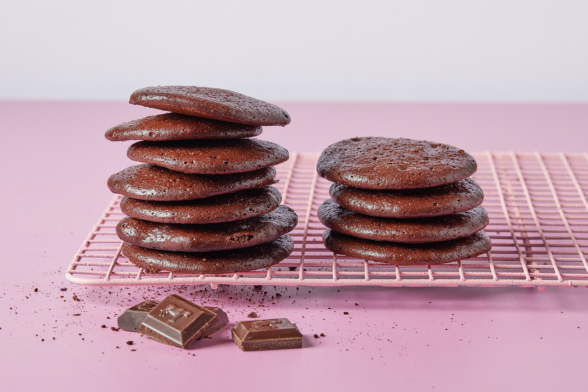 עוגיות שוקולד פאדג' עם דבש